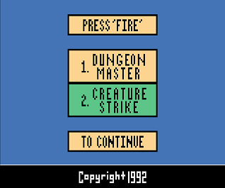 2 Pak Special - Dungeon Master - Creature Strike — sstitle (WOR)