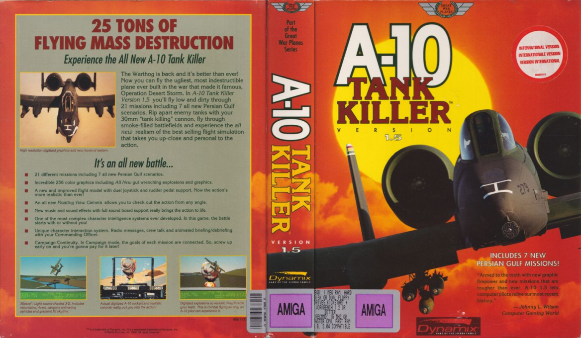 A-10 Tank Killer — box-texture (EU)