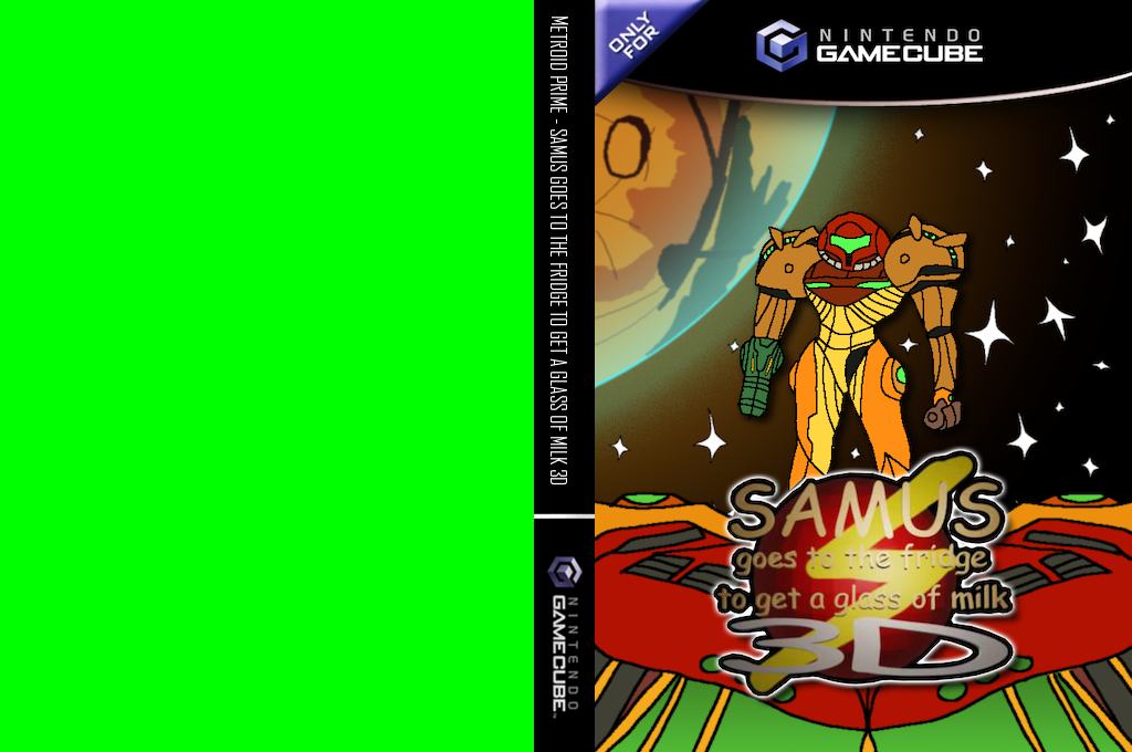 Metroid Prime - Samus Goes To The Fridge To Get A Glass Of Milk 3D — box-texture (WOR)