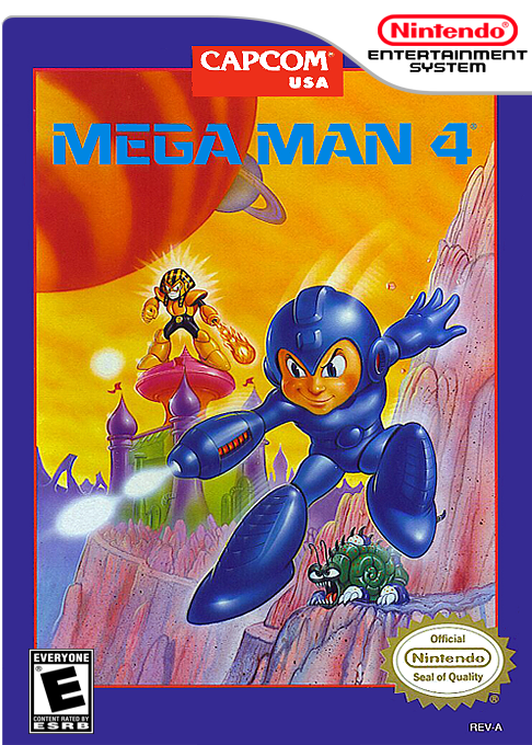 Mega Man 4 box art