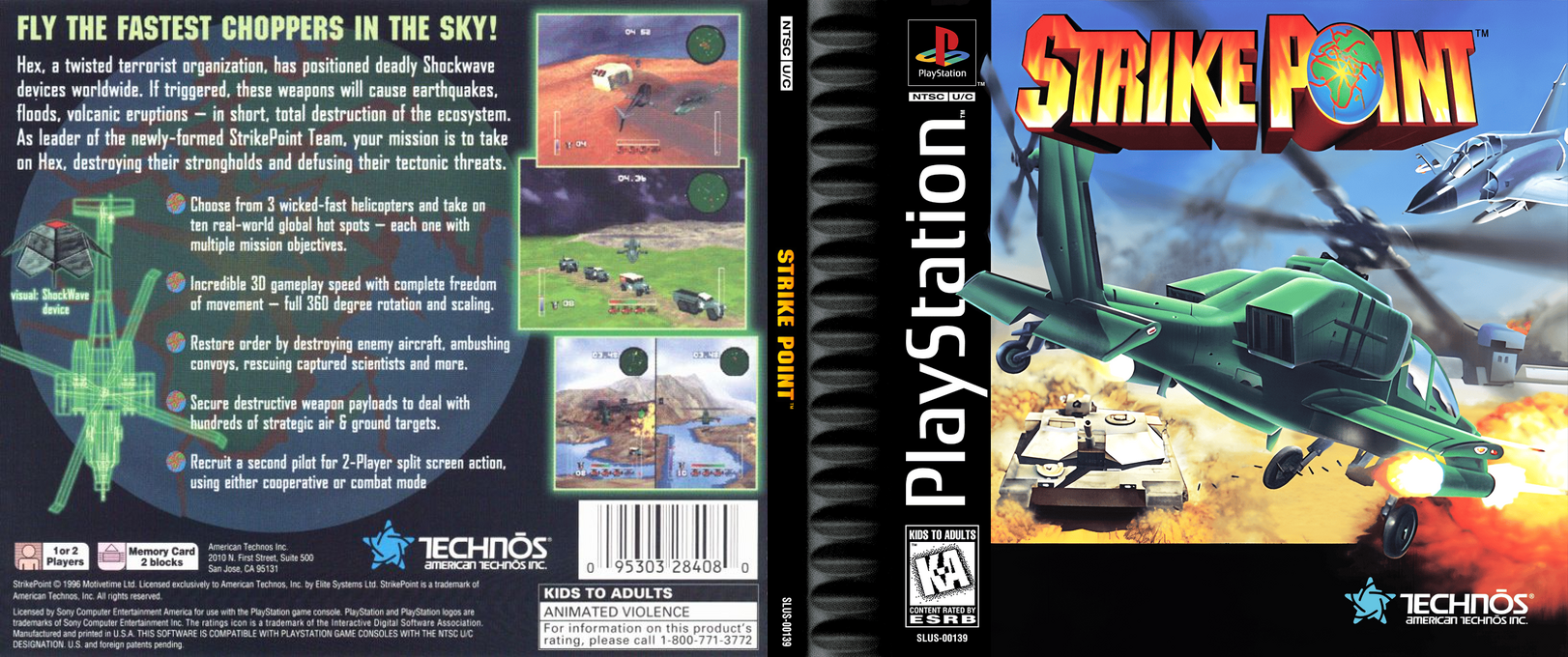 Strikepoint - The Hex Missions — box-texture (US)
