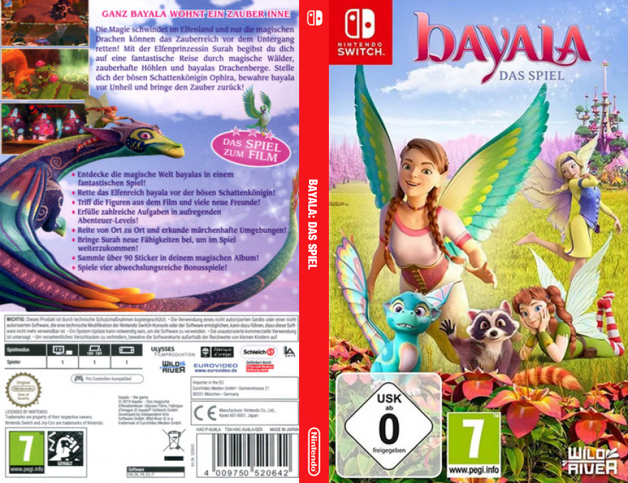 Bayala - The Game — box-texture (DE)