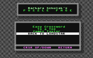 The Puzzle Page #197 — ss (WOR)