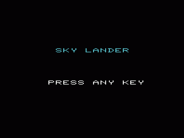 Sky Lander — sstitle (WOR)