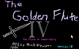 The Golden Flute IV : The Flute of Immortality box art