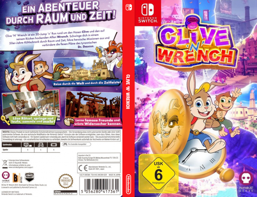 Clive 'N' Wrench — box-texture (DE)