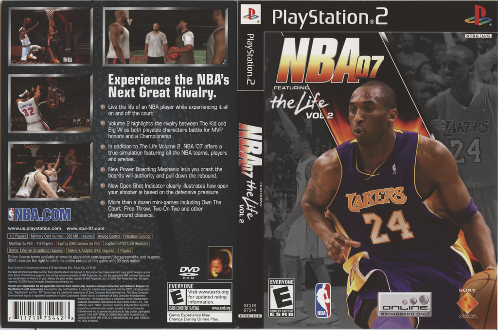 NBA 07 featuring the Life Vol. 2 — box-texture (US)