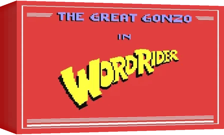 The Great Gonzo In Wordrider — box-3D (WOR)