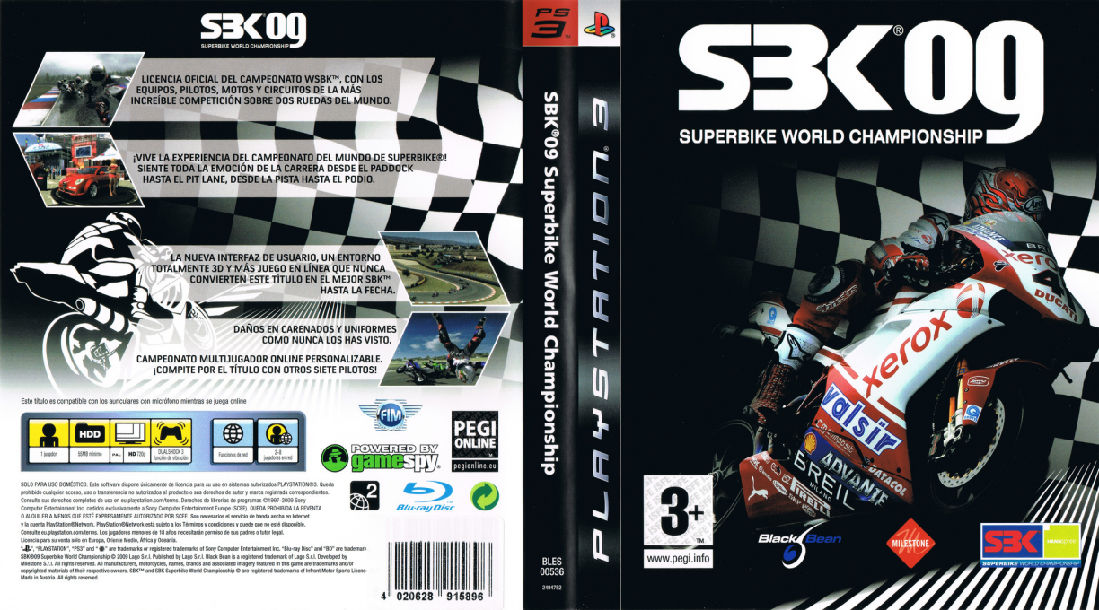 SBK 09 - Superbike World Championship — box-texture (SP)