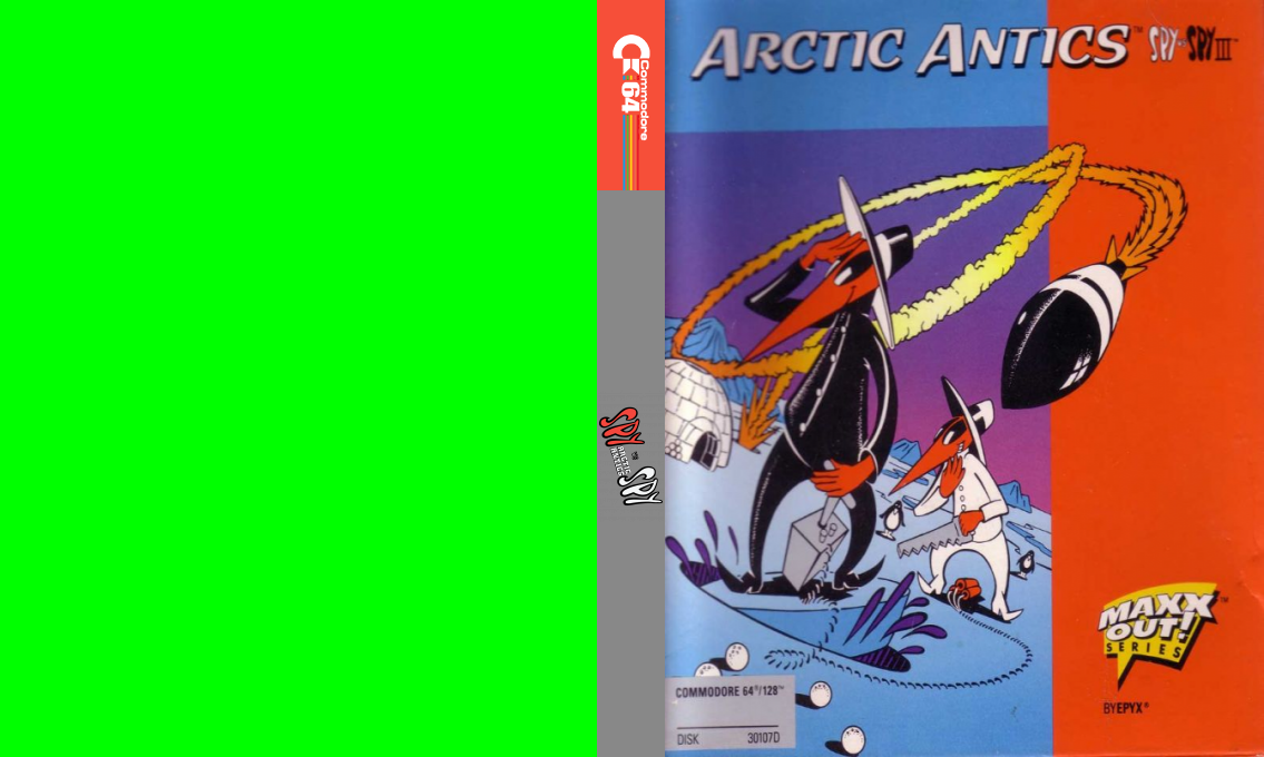 Spy Vs Spy - Arctic Antics — box-texture (US)