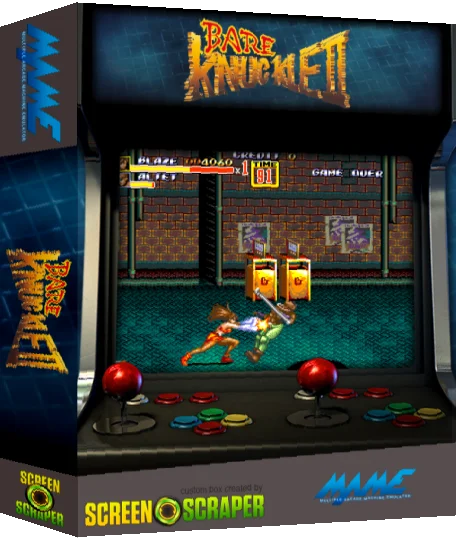 Bare Knuckle II — box-3D (SS)
