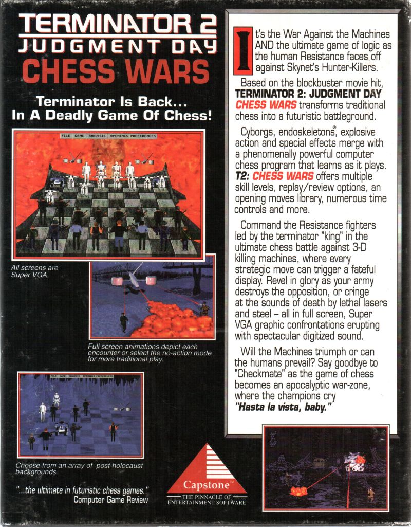 Terminator 2: Judgment Day - Chess Wars — box-2D-back (WOR)