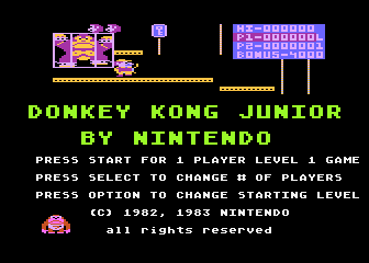 Donkey Kong Junior — sstitle (WOR)