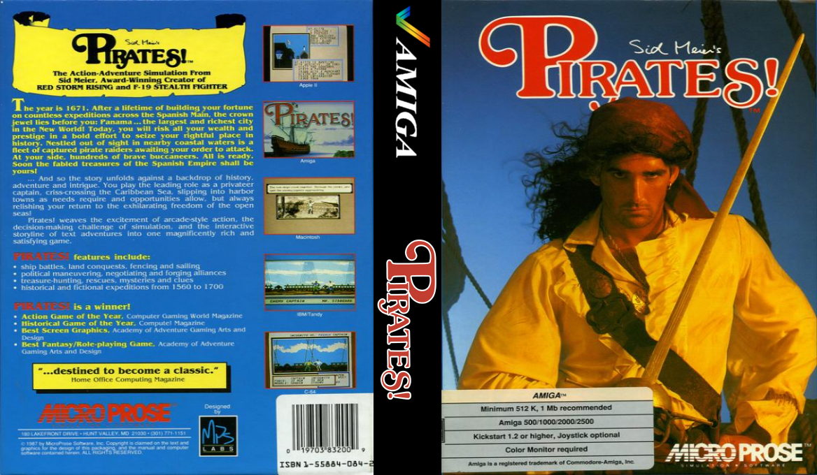 Pirates! — box-texture (US)