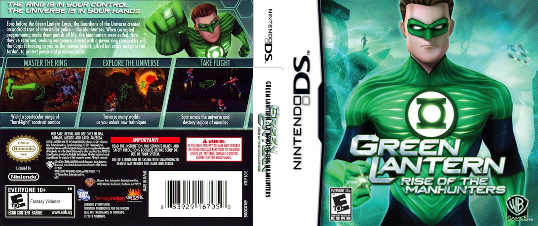 Green Lantern - Rise of the Manhunters — box-texture (US)