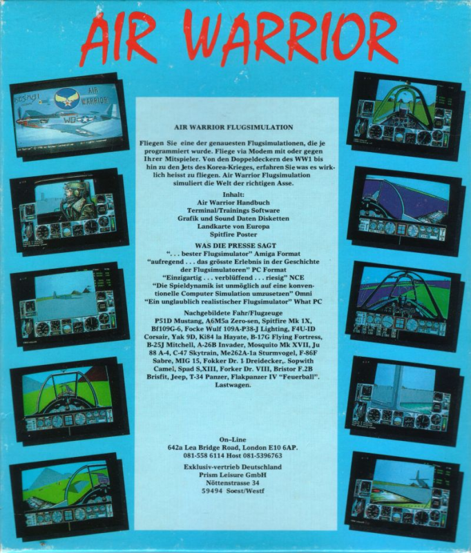 Air Warrior — box-2D-back (DE)