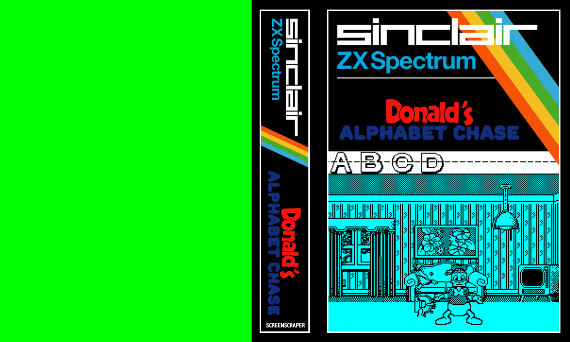Donald's Alphabet Chase — box-texture (SS)