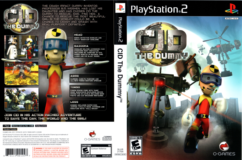 CID the Dummy — box-texture (US)