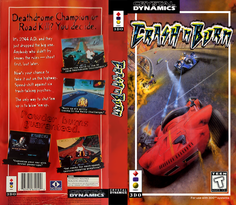 Crash 'n Burn — box-texture (US)