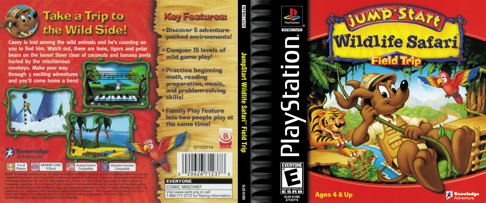 Jumpstart - Wildlife Safari — box-texture (US)