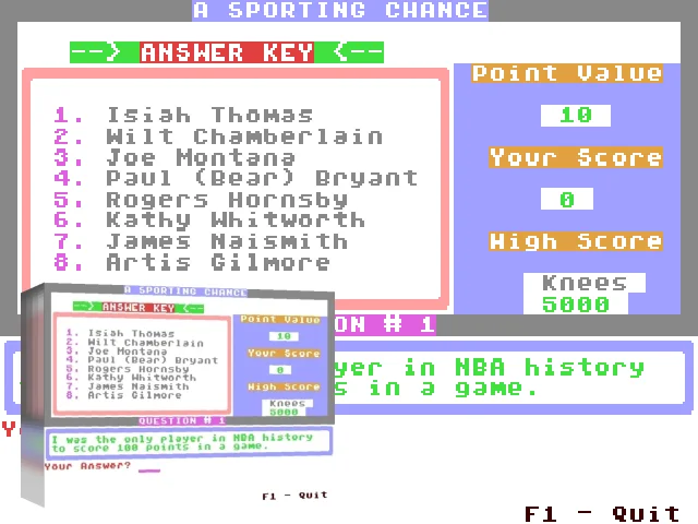 Sporting Chance, A — mixrbv2 (WOR)