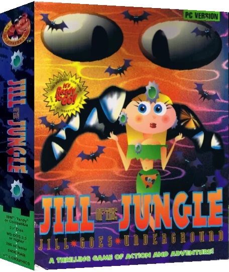 Jill Of The Jungle - Jill Goes Underground — box-3D (US)