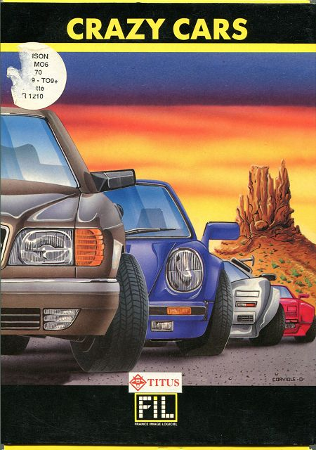 Crazy Cars box art