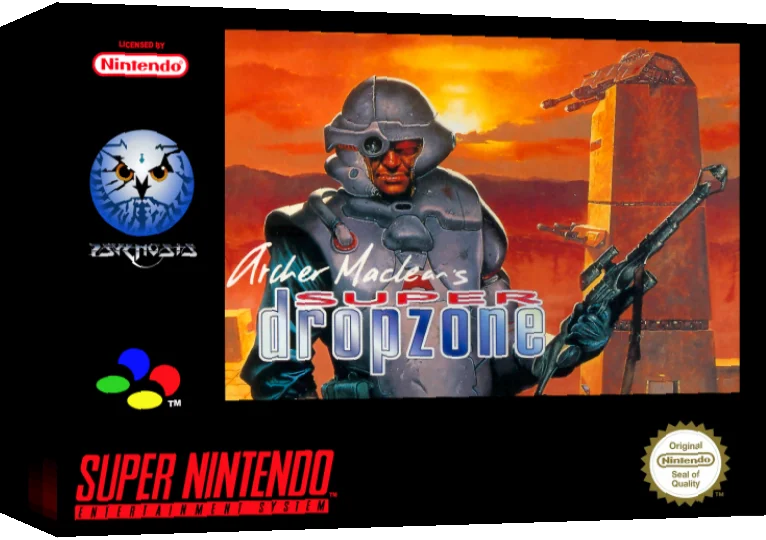 Archer Maclean's Super Dropzone — box-3D (EU)
