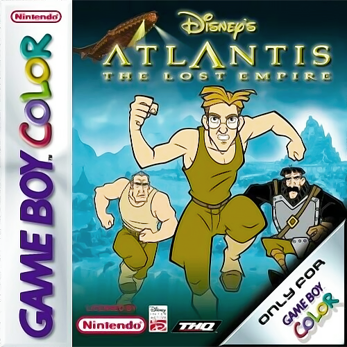 Atlantis : The Lost Empire — box-2D (EU)