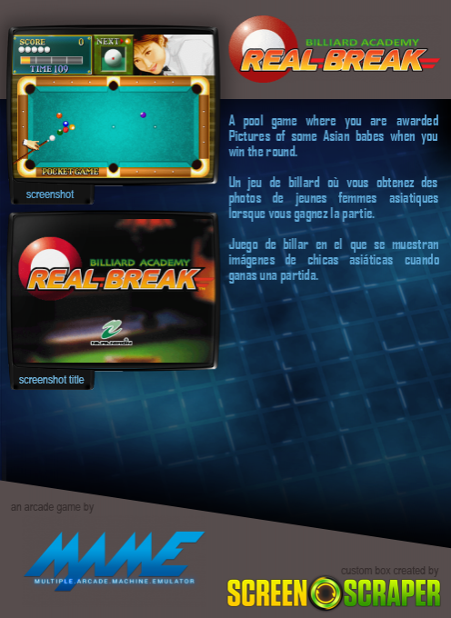 Billiard Academy Real Break — box-2D-back (SS)