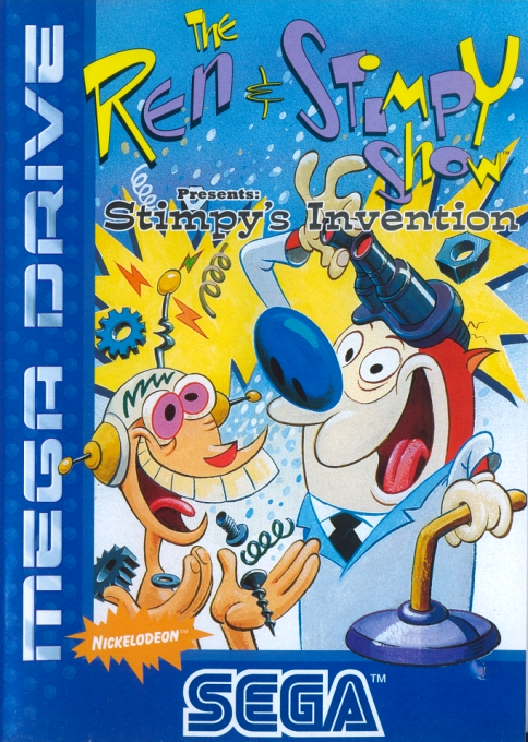 Stimpy's Invention Starring Ren Hoek & Stimpy — box-2D (EU)