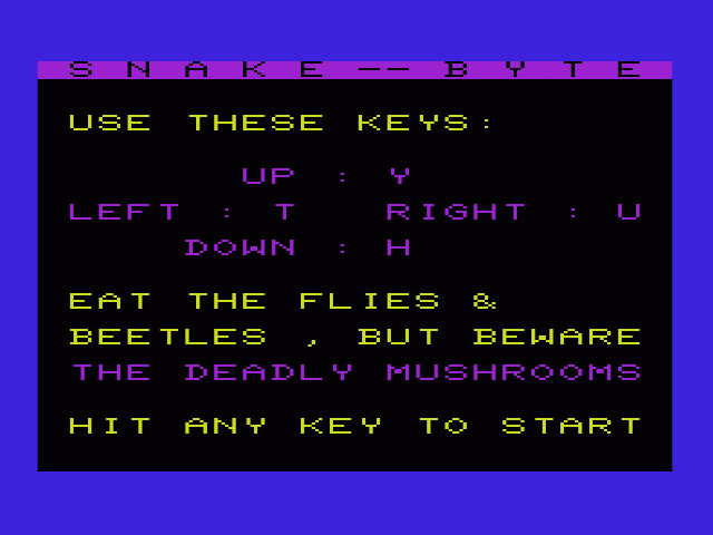 Snake Byte — sstitle (WOR)