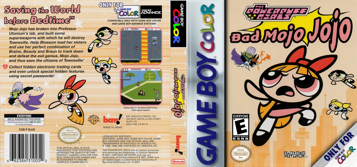 The Powerpuff Girls : Bad Mojo Jojo — box-texture (US)
