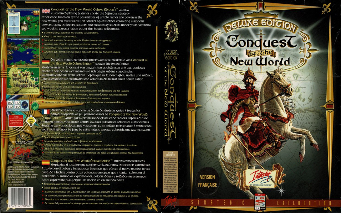 Conquest Of The New World Deluxe — box-texture (EU)