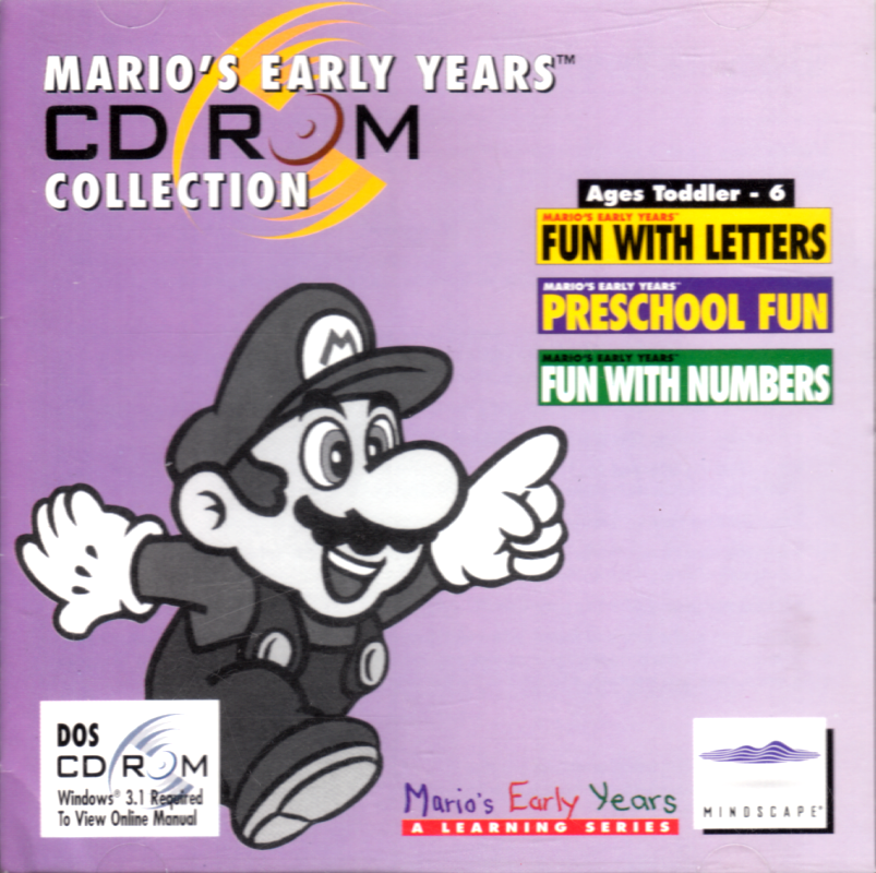 Mario's Early Years - CD-ROM Collection box art