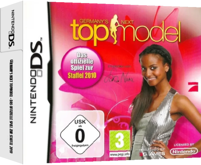 Germany's Next Topmodel - Das Offizielle Spiel zur Staffel 2010 — box-3D (DE)