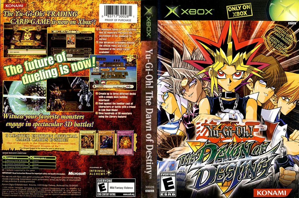 Yu-Gi-Oh ! - The Dawn Of Destiny — box-texture (US)