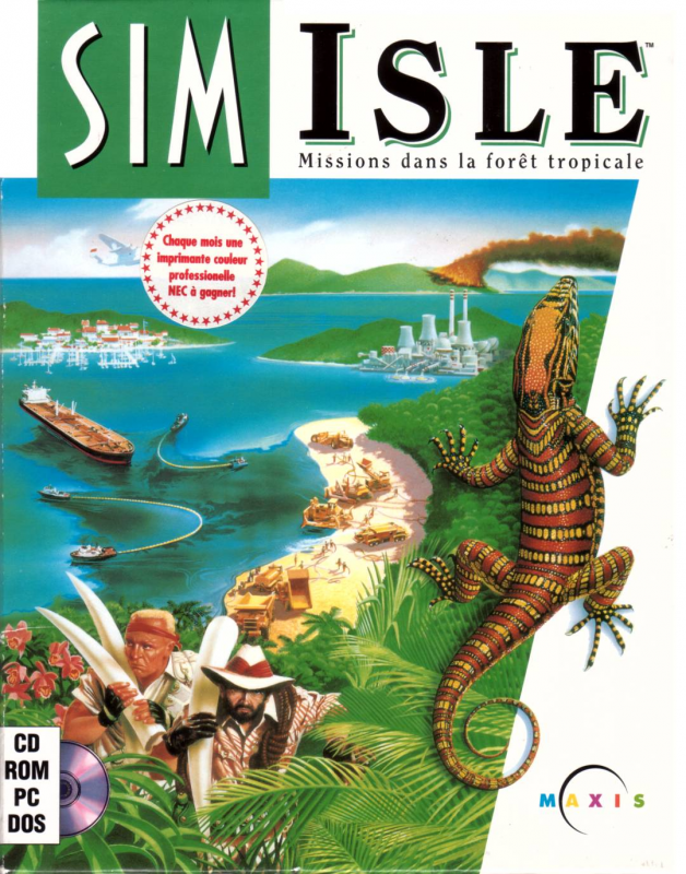 SimIsle: Missions in the Rainforest — box-2D (FR)