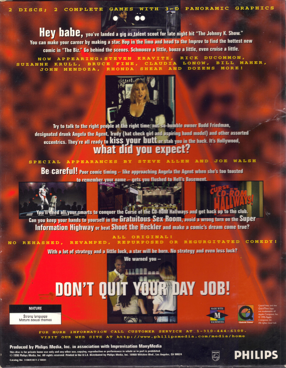 The Improv Presents: Don't Quit Your Day Job — box-2D-back (US)