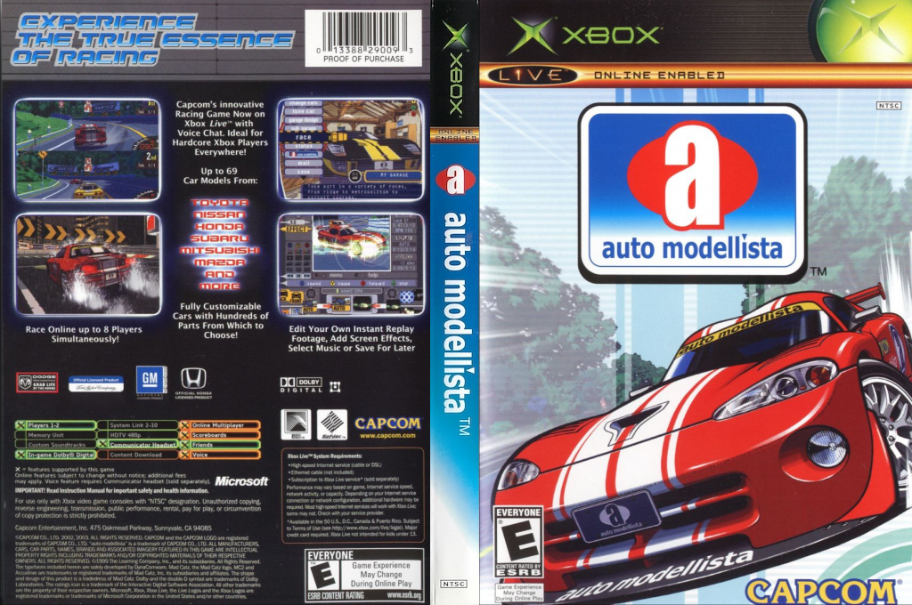 Auto Modellista — box-texture (US)