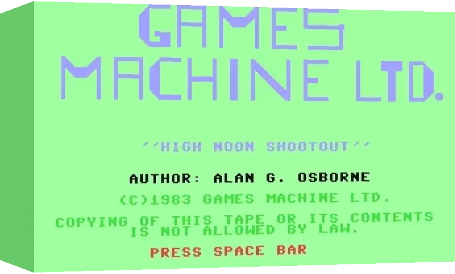 High Noon Shootout — box-3D (WOR)