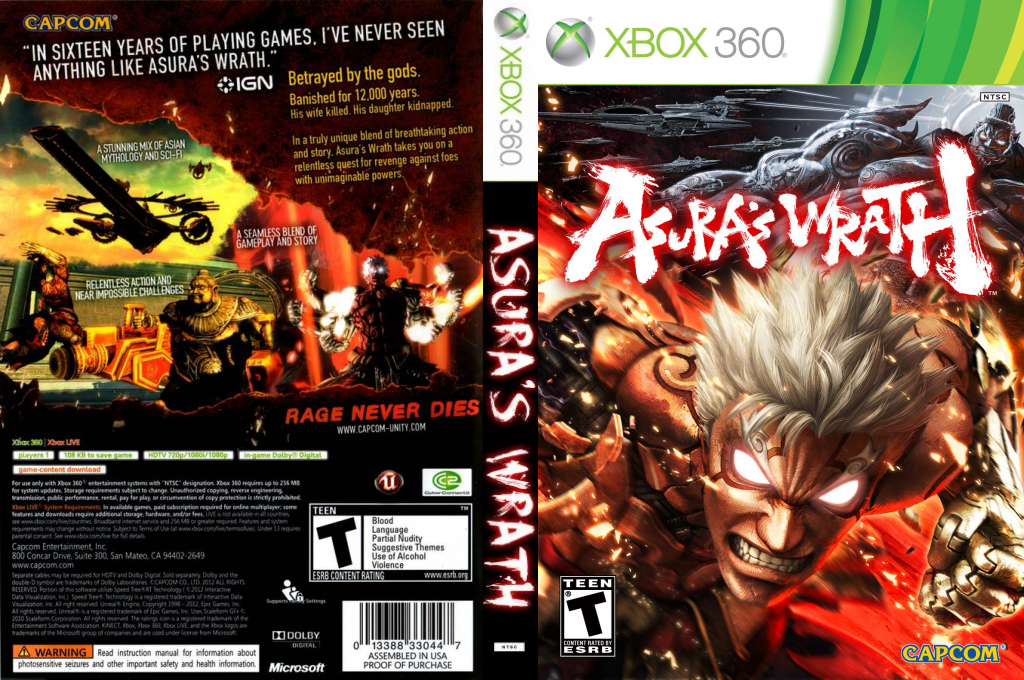 Asura's Wrath — box-texture (US)