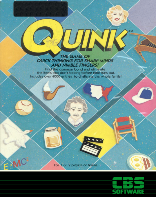 Quink box art