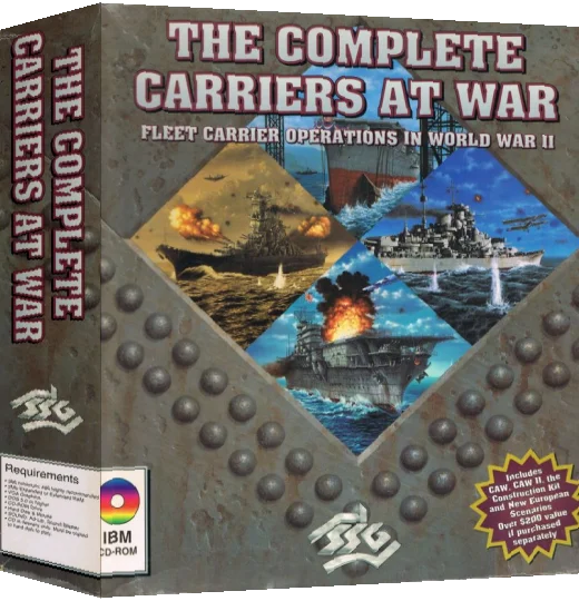 Complete Carriers at War, The - Fleet Carrier Operations in World War II — box-3D (EU)