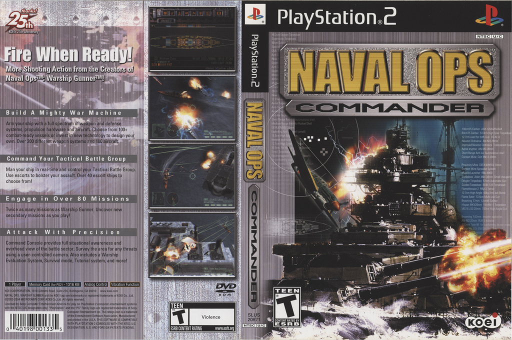 Kurogane no Houkou 2 - Warship Commander — box-texture (US)