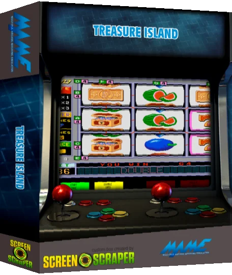 Treasure Island — box-3D (SS)