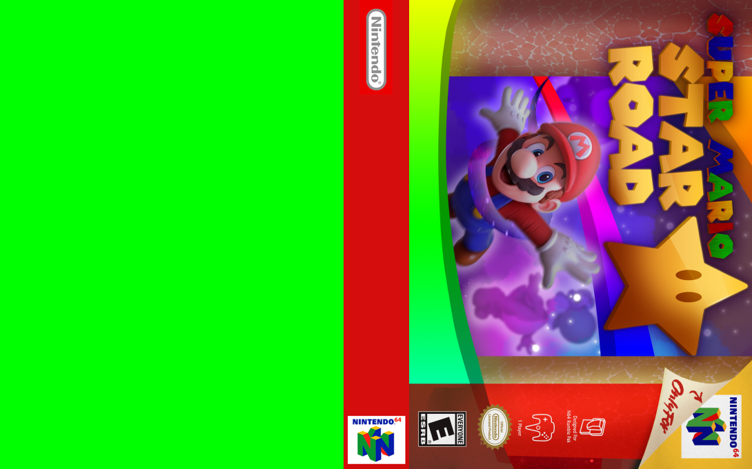 Super Mario 64 : Star Road — box-texture (US)