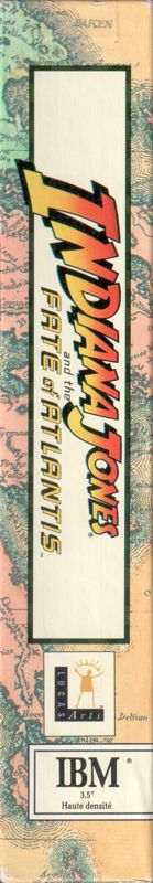 Indiana Jones And The Fate Of Atlantis — box-2D-side (FR)