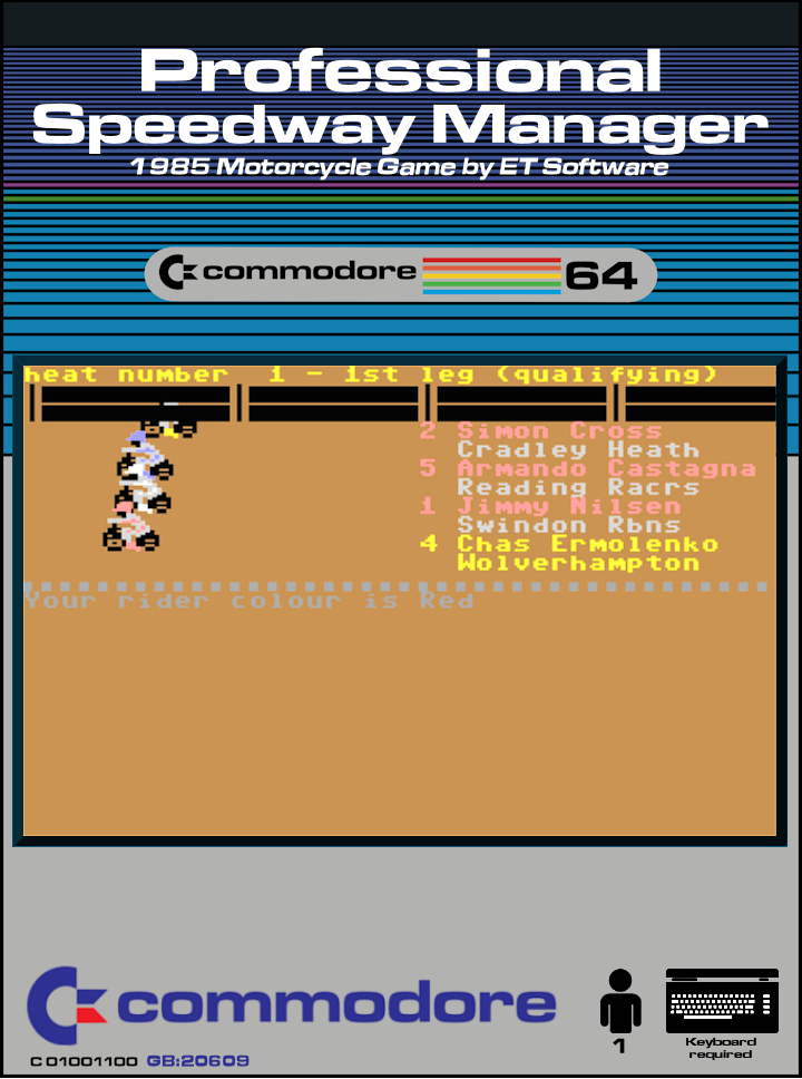 Professional Speedway Manager box art