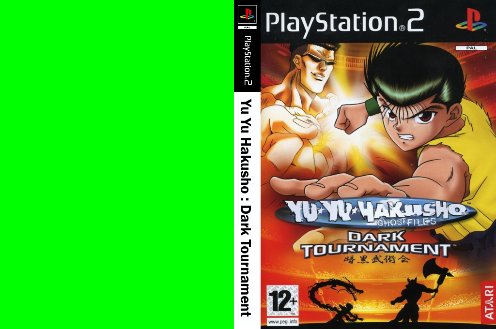 Yu Yu Hakusho - Dark Tournament — box-texture (EU)